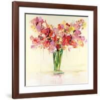 Vase of Red and Pink-Emma Bell-Framed Art Print