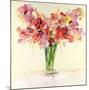 Vase of Red and Pink-Emma Bell-Mounted Art Print