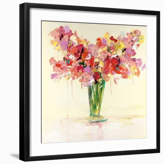 Vase of Red and Pink-Emma Bell-Framed Giclee Print