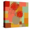 Vase of Red Flowers I-Yashna-Stretched Canvas