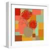 Vase of Red Flowers I-Yashna-Framed Art Print