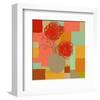 Vase of Red Flowers I-Yashna-Framed Art Print