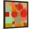 Vase of Red Flowers II-Yashna-Framed Art Print