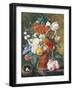 Vase of Rich Summer Flowers-Jan van Huysum-Framed Giclee Print