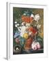 Vase of Rich Summer Flowers-Jan van Huysum-Framed Giclee Print