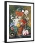 Vase of Rich Summer Flowers-Jan van Huysum-Framed Giclee Print