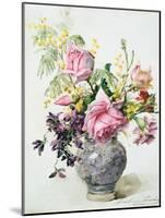 Vase of Roses, C1865-1928-Madeleine Jeanne Lemaire-Mounted Giclee Print