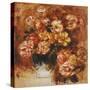 Vase of Roses; Vase De Roses-Pierre-Auguste Renoir-Stretched Canvas