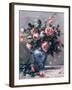 Vase of Roses-Pierre-Auguste Renoir-Framed Giclee Print