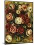 Vase of Roses-Pierre-Auguste Renoir-Mounted Giclee Print