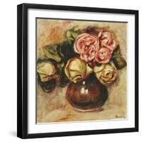 Vase of Roses-Pierre-Auguste Renoir-Framed Giclee Print