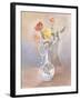 Vase of Roses-Judy Mastrangelo-Framed Giclee Print