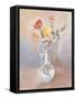 Vase of Roses-Judy Mastrangelo-Framed Stretched Canvas
