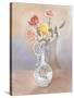 Vase of Roses-Judy Mastrangelo-Stretched Canvas