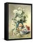 Vase of Spring Blossom-Edmond Coppenolle-Framed Stretched Canvas