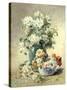 Vase of Spring Blossom-Edmond Coppenolle-Stretched Canvas