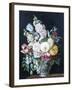 Vase of Summer Flowers-Alexandre-Francois Desportes-Framed Giclee Print