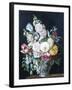 Vase of Summer Flowers-Alexandre-Francois Desportes-Framed Giclee Print