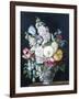 Vase of Summer Flowers-Alexandre-Francois Desportes-Framed Giclee Print