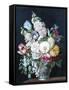 Vase of Summer Flowers-Alexandre-Francois Desportes-Framed Stretched Canvas