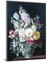 Vase of Summer Flowers-Alexandre-Francois Desportes-Mounted Giclee Print