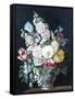 Vase of Summer Flowers-Alexandre-Francois Desportes-Framed Stretched Canvas