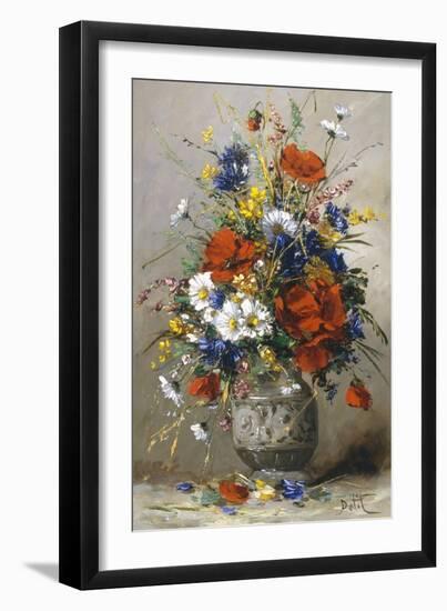 Vase of Summer Flowers-Eugene Petit-Framed Giclee Print