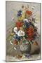 Vase of Summer Flowers-Eugene Petit-Mounted Giclee Print