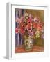 Vase of Tulips and Anemones, circa 1895-Pierre-Auguste Renoir-Framed Giclee Print