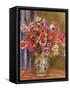 Vase of Tulips and Anemones, circa 1895-Pierre-Auguste Renoir-Framed Stretched Canvas