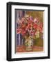 Vase of Tulips and Anemones, circa 1895-Pierre-Auguste Renoir-Framed Premium Giclee Print