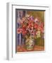 Vase of Tulips and Anemones, circa 1895-Pierre-Auguste Renoir-Framed Premium Giclee Print