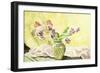 Vase of Tulips; Vase De Tulipes, 1935 (Oil on Canvas)-Louis Valtat-Framed Giclee Print