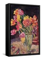 Vase of Tulips-Louis Valtat-Framed Stretched Canvas