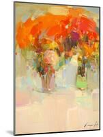 Vase of Yellow Flowers 1-Vahe Yeremyan-Mounted Art Print