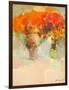 Vase of Yellow Flowers 1-Vahe Yeremyan-Framed Art Print