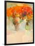 Vase of Yellow Flowers 1-Vahe Yeremyan-Framed Art Print