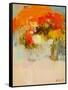 Vase of Yellow Flowers 2-Vahe Yeremyan-Framed Stretched Canvas