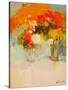 Vase of Yellow Flowers 2-Vahe Yeremyan-Stretched Canvas