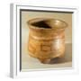 Vase Originating from El Salvador, Pre-Colombian Civilization-null-Framed Giclee Print