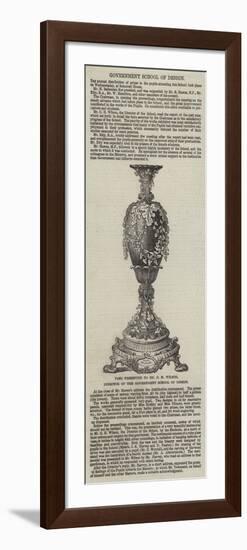 Vase Presented to Mr C H Wilson, Director of the Government School of Design-null-Framed Giclee Print