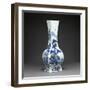 Vase quadrilatéral à décor de personnages et de paysage-null-Framed Giclee Print