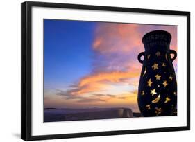 Vase, Santorini, Greece-Françoise Gaujour-Framed Photographic Print