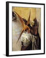 Vase Surmounted by Bird, Detail from Adoration of the Magi, 1510-Hieronymus Bosch-Framed Premium Giclee Print