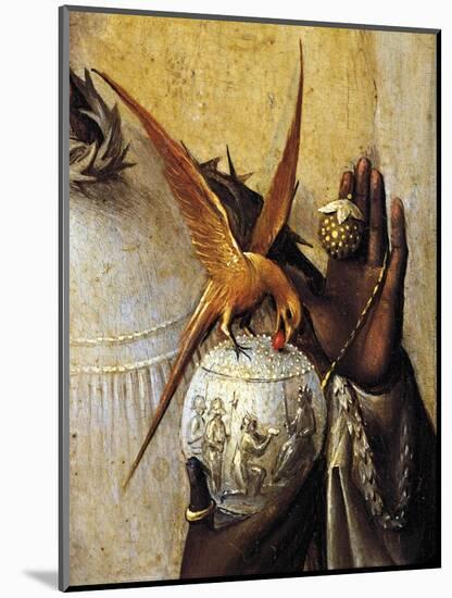 Vase Surmounted by Bird, Detail from Adoration of the Magi, 1510-Hieronymus Bosch-Mounted Giclee Print