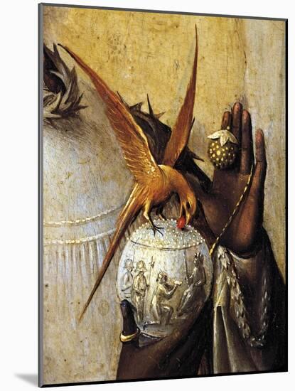 Vase Surmounted by Bird, Detail from Adoration of the Magi, 1510-Hieronymus Bosch-Mounted Giclee Print