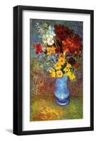 Vase with Anemone-Vincent van Gogh-Framed Art Print