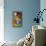 Vase with Anemone-Vincent van Gogh-Mounted Giclee Print displayed on a wall