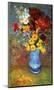 Vase with Anemone-Vincent van Gogh-Mounted Giclee Print