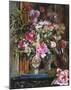 Vase with Bunch of Flowers, 1871-Pierre-Auguste Renoir-Mounted Art Print